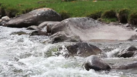 River stream rocks Stock Footage 83633245