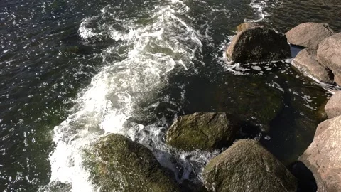 RIVER STREAM ROCKS 動画素材 255668734