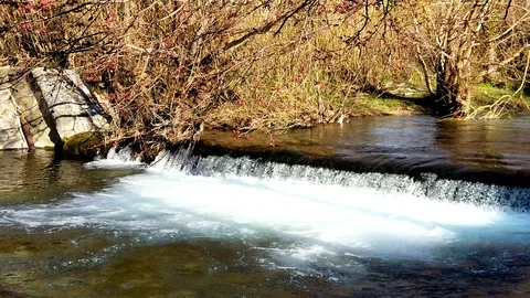 River stream - slow motion Video stock 103105297