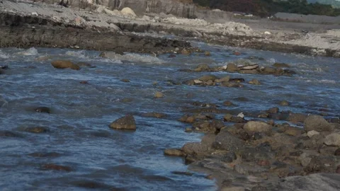 RIVER STREAM WATER FLOW Stock Footage 169515370