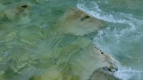 River streaming with rocks Stock Footage 221938127