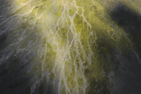 River structure pattern background 스톡 사진