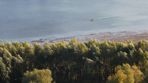 River on a summer day 4 Stock Footage 128580430