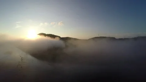 River Sunrise 5 Video stock 81452122