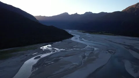 River Sunrise Video stock 248567217