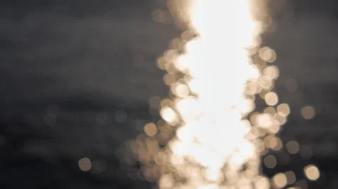 River Sunset Bokeh Stockbeeldmateriaal 50367572