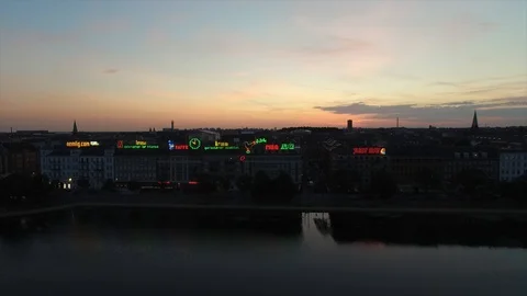 River Sunset Stock Footage 112764209