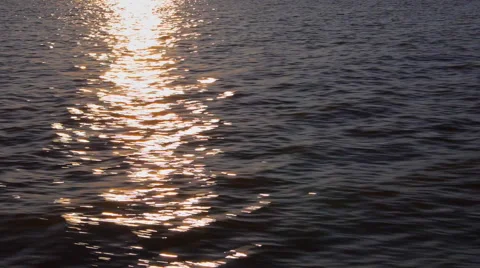 River Sunset Reflection Stock Footage 50367627