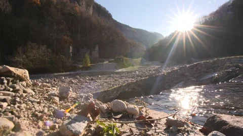 River at sunshine Stock Footage 146734225