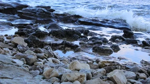 River surf Video stock 145128635