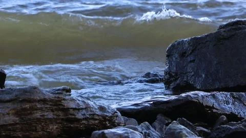 River surf Video stock 145128703