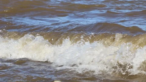 River surf Video stock 145128852