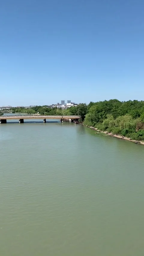 River in Suzhou Video stock 342629357