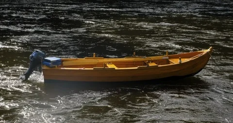 River Tay Boat 1 Stock Footage 104762646
