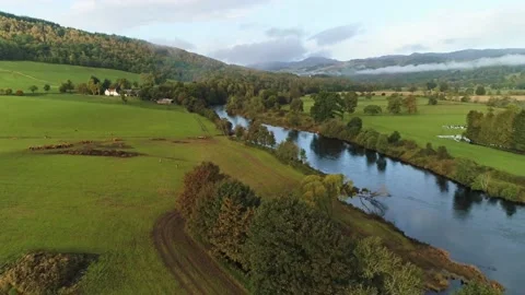 River Tay, Perth &amp;amp; Kinross - Rivers (3) Stock Footage 222929936
