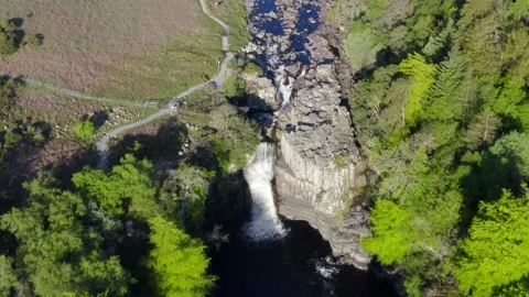 River Tees and High Force Stock Footage 158381462
