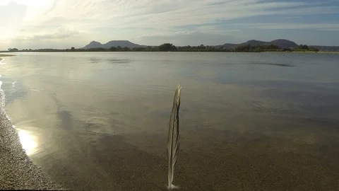 River Ter timelapse during a summer sunset were the clouds were not important Stock Footage 103287584