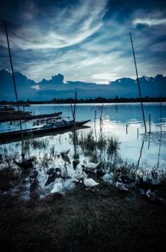 River in Thailand Stock Photos