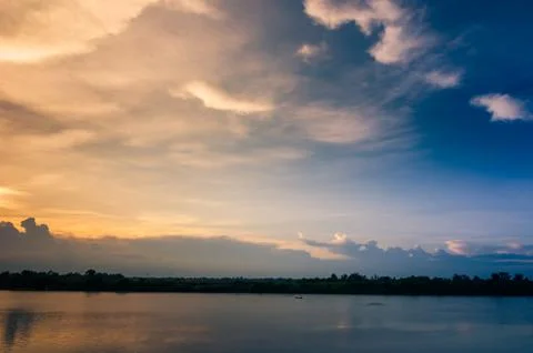 River in Thailand Foto stock
