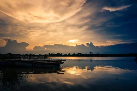 River in Thailand Foto stock