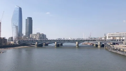 River Thames - Covid-19 Video stock 127227889