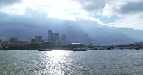 River Thames Stock Footage 289734357