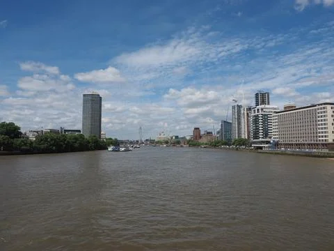 River Thames in London Stock Photos