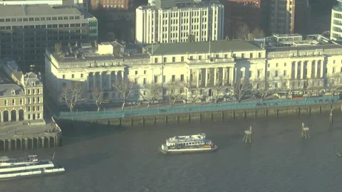 River Thames Riverside building Stock Footage 172364682