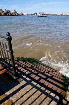 River Thames Steps Stock Photos