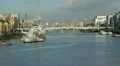 River Thames. Sunny morning. HD Footage