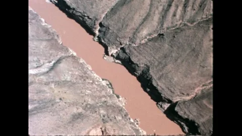 River Through Canyon Stock Footage 276291446