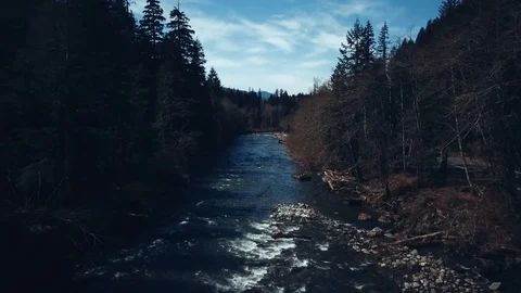 River Through the Cascades 動画素材 89182673