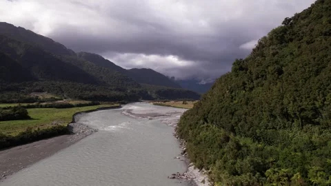 River through Mountains Video stock 248565901