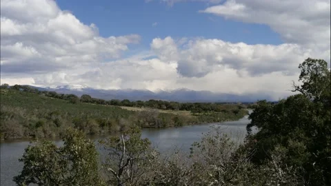 River Tietar in Monfragüe NP, Spain Stock Footage 171455365