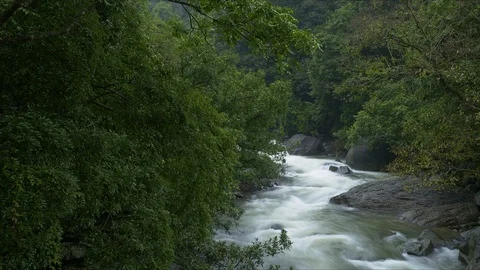 River - Time lapse Stockbeeldmateriaal 117167540