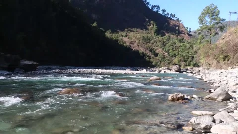 River time-lapse Stock Footage