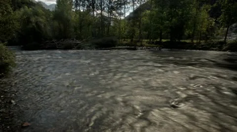 River timelapse HDR Stock Footage 12426943