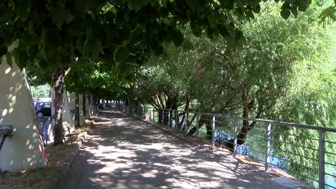 River trail in Italy 動画素材 78257776