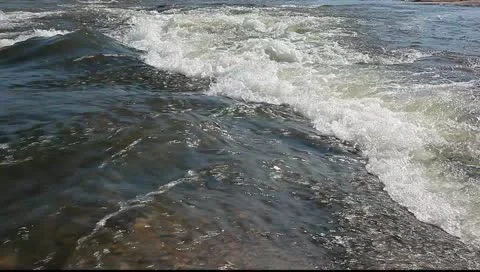 River turbulence Stock Footage 11137110