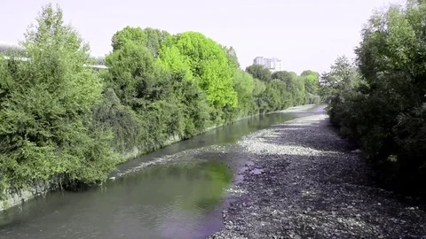 River of Turin Stock Footage 81065881