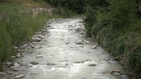 River in the valley of aran Stock Footage 97938610