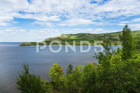 River valley Stock Photos