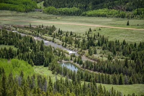 River valley Stock Photos