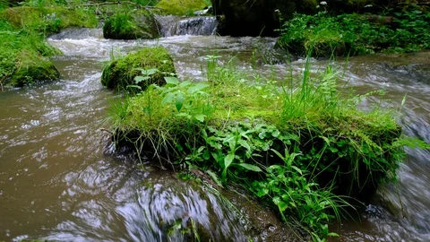 River in valley thurytal 库存影片 126818782