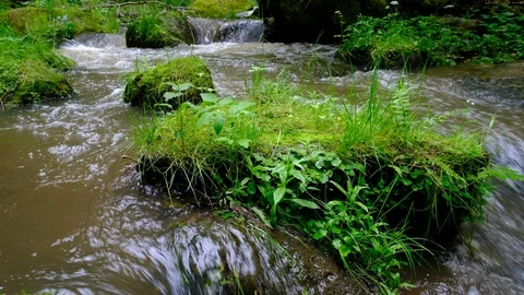 River in valley thurytal Stock Footage 126818790
