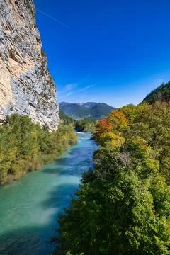 River Verdon near Castellane Alpes de Haute Provence Provence Alpes Cote Stock Photos