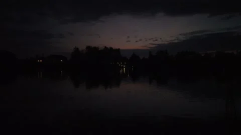 River at very early dawn Stock Footage 141938937