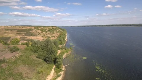 The river view from above. Stock Footage 94909862