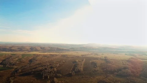 River view from bird flight. Stock Footage 96296517