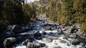 River View in the Eastern Cascades of Washignton State Video stock 86032687